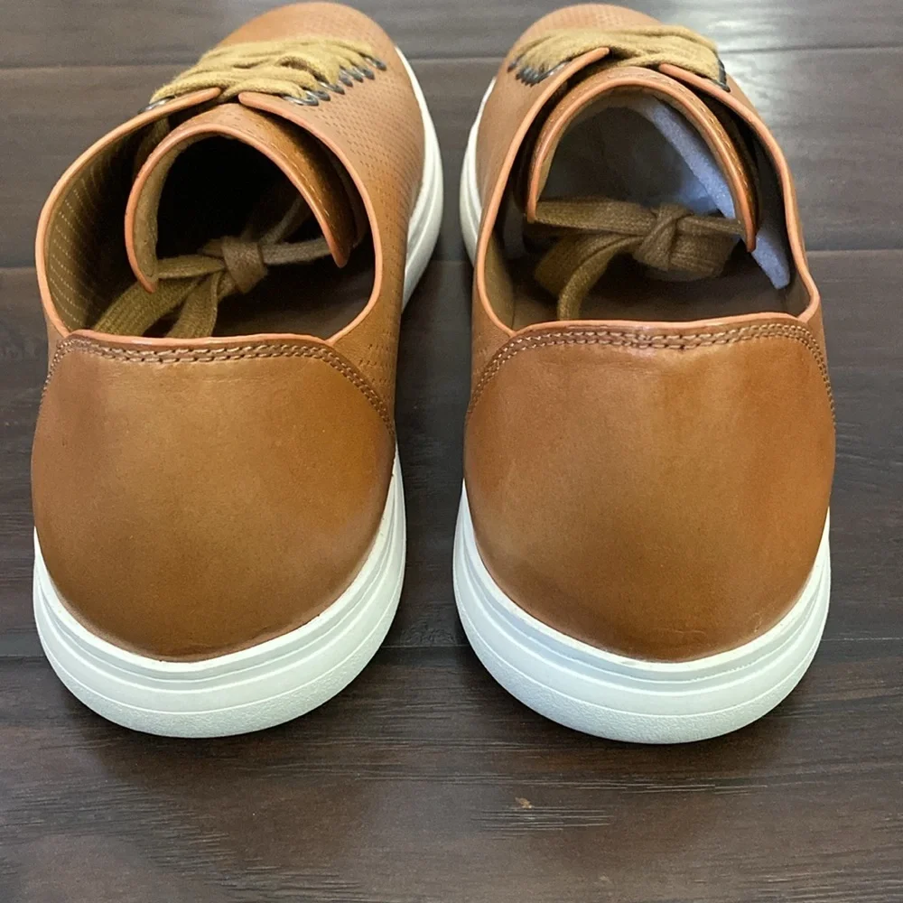 Donald Pliner Mens Calise Brown & White Sneaker Size 10M - Picture 5 of 8